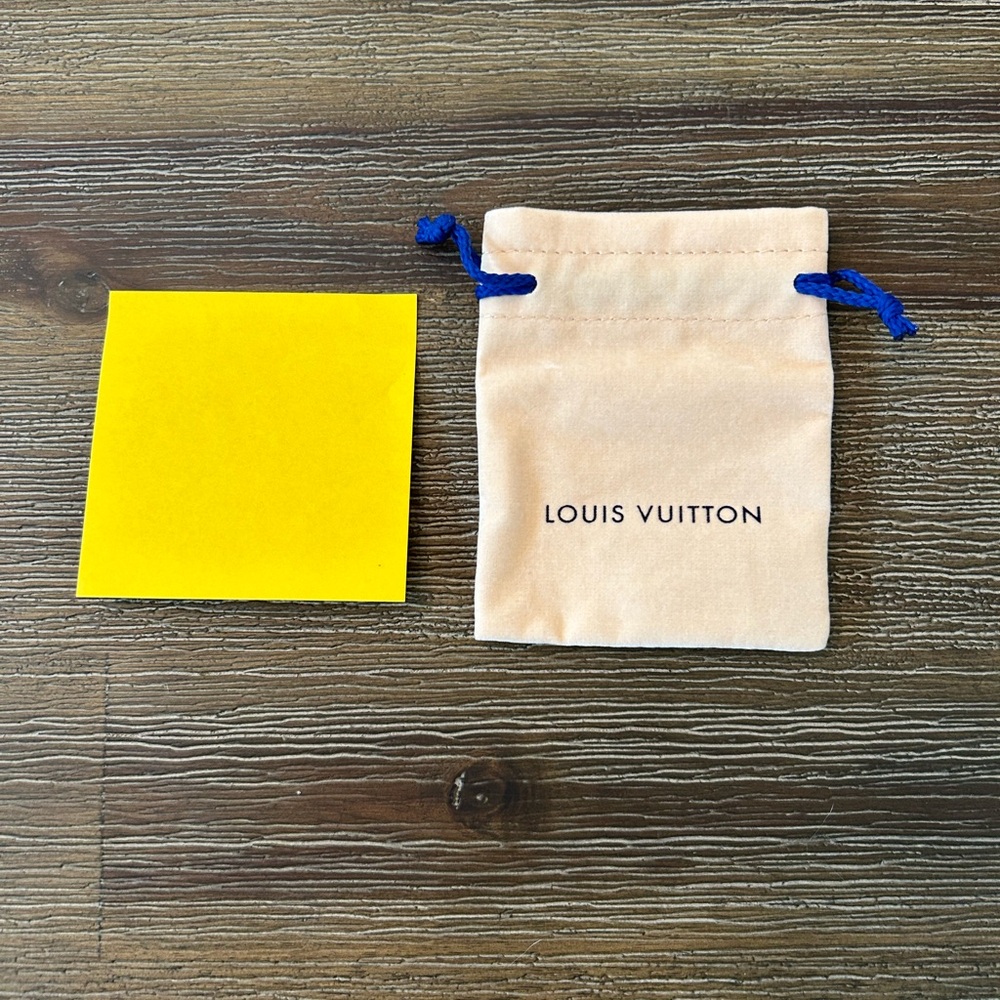 Louis Vuitton Beige Drawstring Pouch